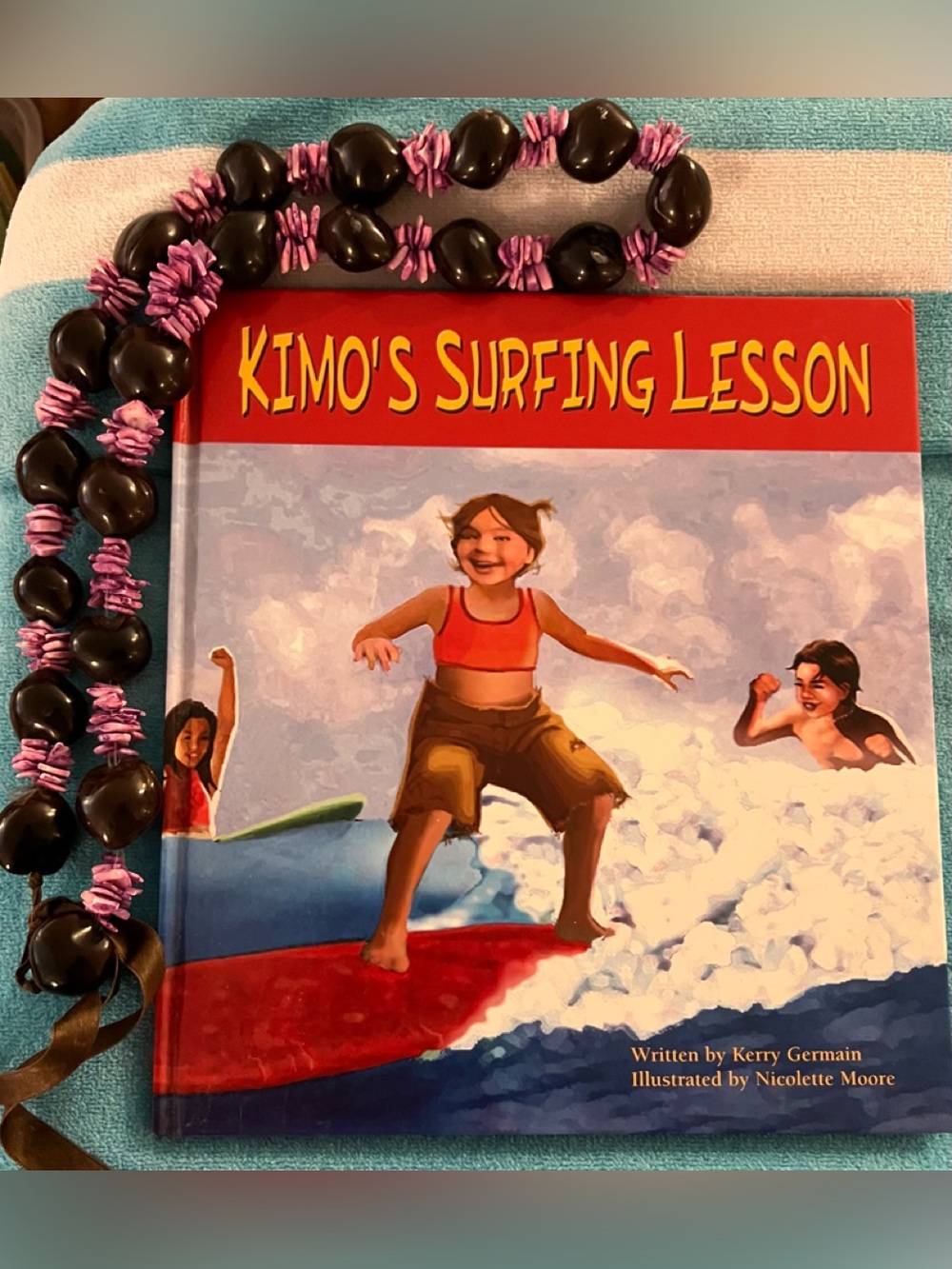 New Hawaii KIMO’S SURFING LESSON Hardcover
